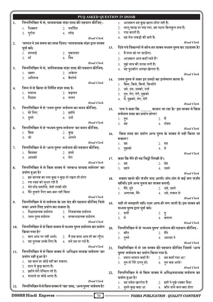 DSSSB HINDI EXPRESS
