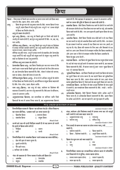 DSSSB HINDI EXPRESS