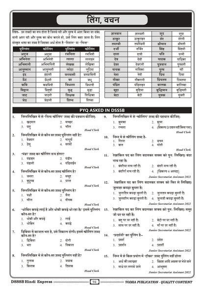 DSSSB HINDI EXPRESS