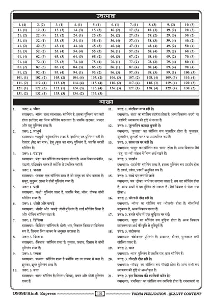 DSSSB HINDI EXPRESS