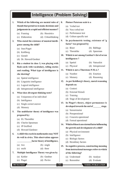 PRT RANKER - DSSSB BY SANDEEP KHARB AND SUMEET BENIWAL-English