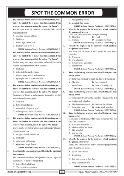 DSSSB ENGLISH MASTER - SANDEEP KHARB